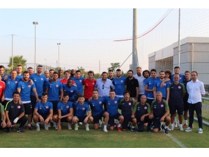 Antalyaspor’da Yeniden Başkan Olan Öztürk, Antrenmanı İzledi