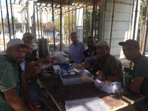 Başkan Dişli, İnşaat İşçilerinin Sofrasına Konuk Oldu