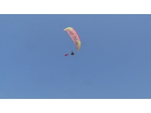 Samandağ’da Yamaç Paraşütü Heyecanı