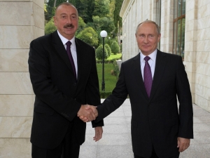 Azerbaycan Cumhurbaşkanı Aliyev, Rusya Devlet Başkanı Putin İle Soçi’de Görüştü