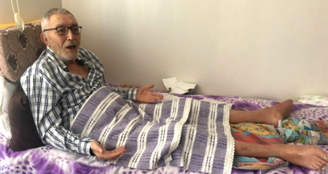 15 Temmuz'da Paniğe Kapılıp Düşen Ve Yatalak Olan Yaşlı Adam, Başkan Erdoğan'dan Yardım İstedi