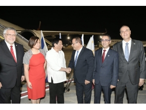 Filipinler Devlet Başkanı İsrail’e Geldi