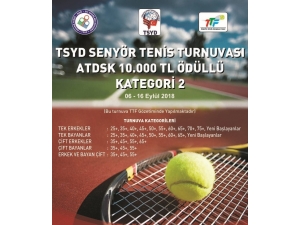 Tsyd Adana Senyör Tenis Turnuvası Başlıyor