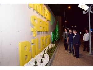 Başkan Can, Dikey Bahçe Çalışmalarını İnceledi