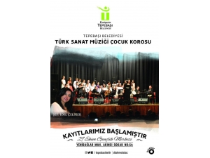 Çocuk Ve Gençlik Koroları İçin Kayıtlar Başladı