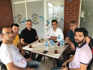 Ak Parti İlçe Başkanı Akın, Başkan Yaman İle Bir Araya Geldi
