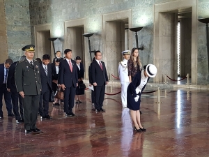 Japonya Prensesi Mikasa Ankara’da