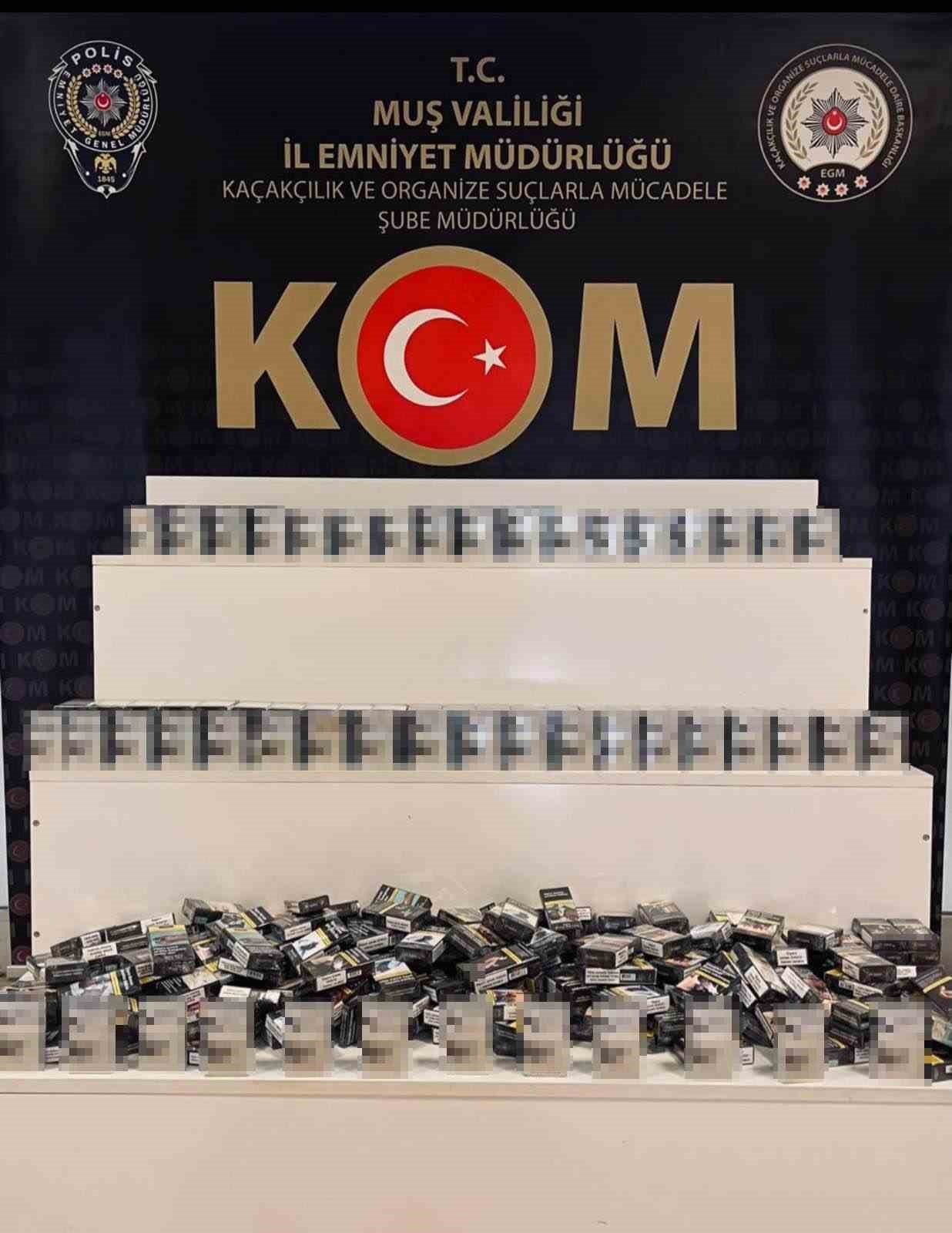 mus-ta-499-paket-kacak-sigara-ele-gecirildi