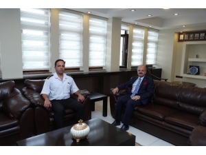 Vali Çakacak’tan Albay Şen’e Ziyaret