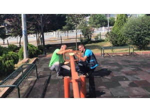 Başiskele’de Parkların Eksikleri Gideriliyor