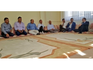 Başkan Epcim Hacdan Gelen Muhtarı Ziyaret Etti
