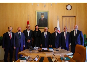 Samsun Heyeti, Meclis Başkanı Yıldırım’ı Ziyaret Etti