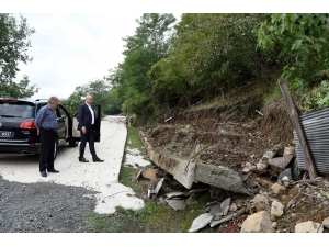 Başkan Togar, Selden Etkilenen Yerleri İnceledi