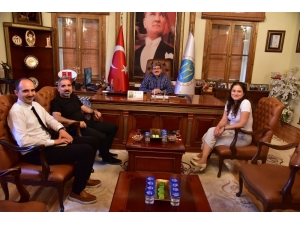 Başkan Can, Konuklarını Ağırlamaya Sürdürüyor