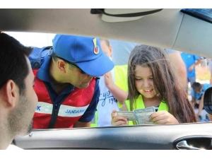 Jandarmadan Öğrencilere Trafik Eğitimi
