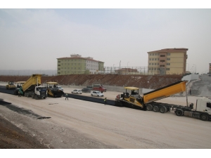 Eğitim Kampusunun Yol Yapım Çalışmaları Sürüyor