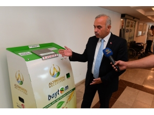 Altınordu Belediyesi Tarafından 2018 Yılında 43 Bin 200 Litre Atık Yağ Toplandı