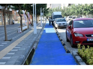 Prestij Caddesindeki Bisiklet Yolu Hizmete Açıldı