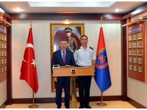 Vali Büyükakın, Albay Ağaoğlu İle Bir Araya Geldi