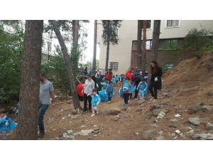 Miniklerden Çevre Temizliği
