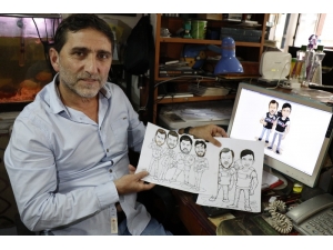 Kentin Sorunlarını Karikatürle Anlatıyor