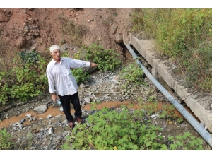 Menfezlerde Biriken Sel Suları Bahçelere Zarar Veriyor