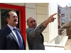 Vali Pehlivan, Aile, Çalışma Ve Sosyal Hizmetler İl Müdürlüğü Yeni Hizmet Binasında İncelemelerde Bulundu