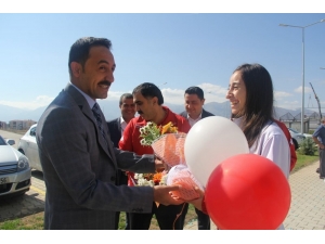 Avrupa Şampiyonlarına Coşkulu Karşılama