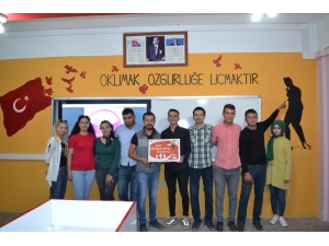 Afrin Şehidi İbrahim Imış Adına Şuhut Zafer Anadolu Lisesinde Kütüphane Açıldı