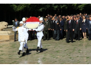 Bakan Soylu Gazilerle Birlikte Anıtkabir’de