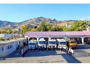 Lice Belediyesi Temizlik İşleri Ekibinin Yoğun Mesaisi