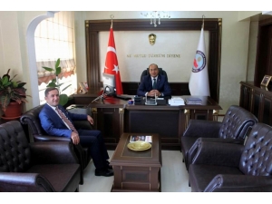 Başkan Şimşek’den Kaymakam Duman’a Hayırlı Olsun Ziyareti