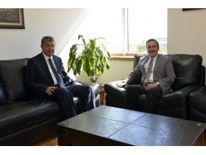 Başkan Ataç’tan Kaymakam Yılmaz’a Ziyaret