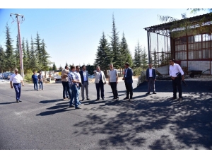Başkan Can, Asfalt Çalışmalarını Yerinde İnceledi