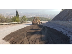 İlimtepe Yolunda Asfalt Hazırlığı Devam Ediyor