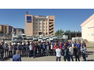 Aras Edaş Çalışanları Mesai Arkadaşlarına Yapılan Bıçaklı Saldırıyı Kınadı