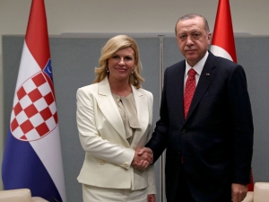 Erdoğan, Hırvatistan Cumhurbaşkanı İle Görüştü