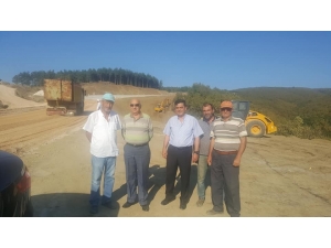 Başkan Yalçın, Ahi Dağı 4’üncü Etap Çalışmalarını İnceledi