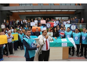 Sağlık-sen’den Temsili Cenaze Töreni Eşliğinde Basın Açıklaması