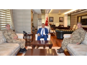 Jandarma Bölge Komutanı Hacıoğlu Vali Elban’ı Ziyaret Etti