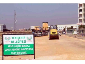 Yenişehir Belediyesi Fabrika Mahallesi’nde Asfalt Ve Kaldırım Çalışmaları Devam Ediyor