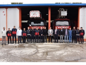 Bozüyük Belediye Başkanı Fatih Bakıcı, İtfaiye Personeli İle Bir Araya Geldi