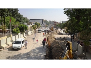 Suruç’ta Alt Yapı Çalışmaları Sürüyor