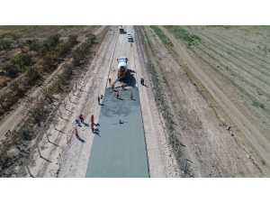 Ceylanpınar’da Beton Yol Çalışmaları Devam Ediyor