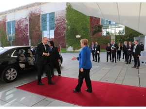Cumhurbaşkanı Erdoğan, Merkel İle Görüştü