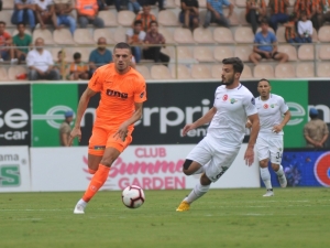 Spor Toto Süper Lig: Aytemiz Alanyaspor: 1 - Akhisarspor: 0 (İlk Yarı)