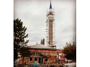 Tarihi Kırka Çarşı Cami’de Restorasyon Çalışmaları