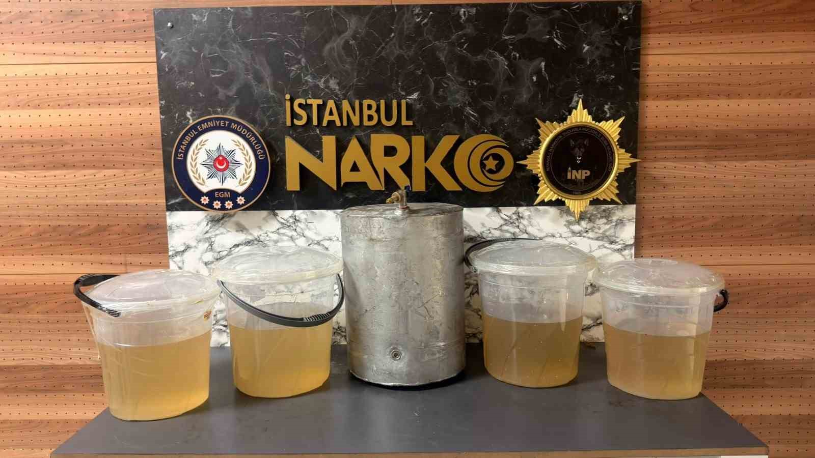 gungoren-de-uyusturucu-operasyonu-aluminyum-kazandan-40-kilo-sivi-metamfetamin-cikti