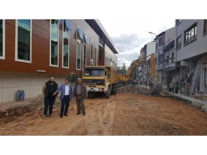 Pazaryeri’nde Sokak Sağlıklaştırma Projesi Devam Ediyor