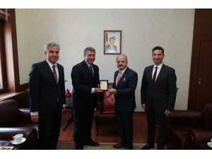 Vali Çakacak, Kooperatifçilik Genel Müdürü Seymenoğlu’nu Kabul Etti